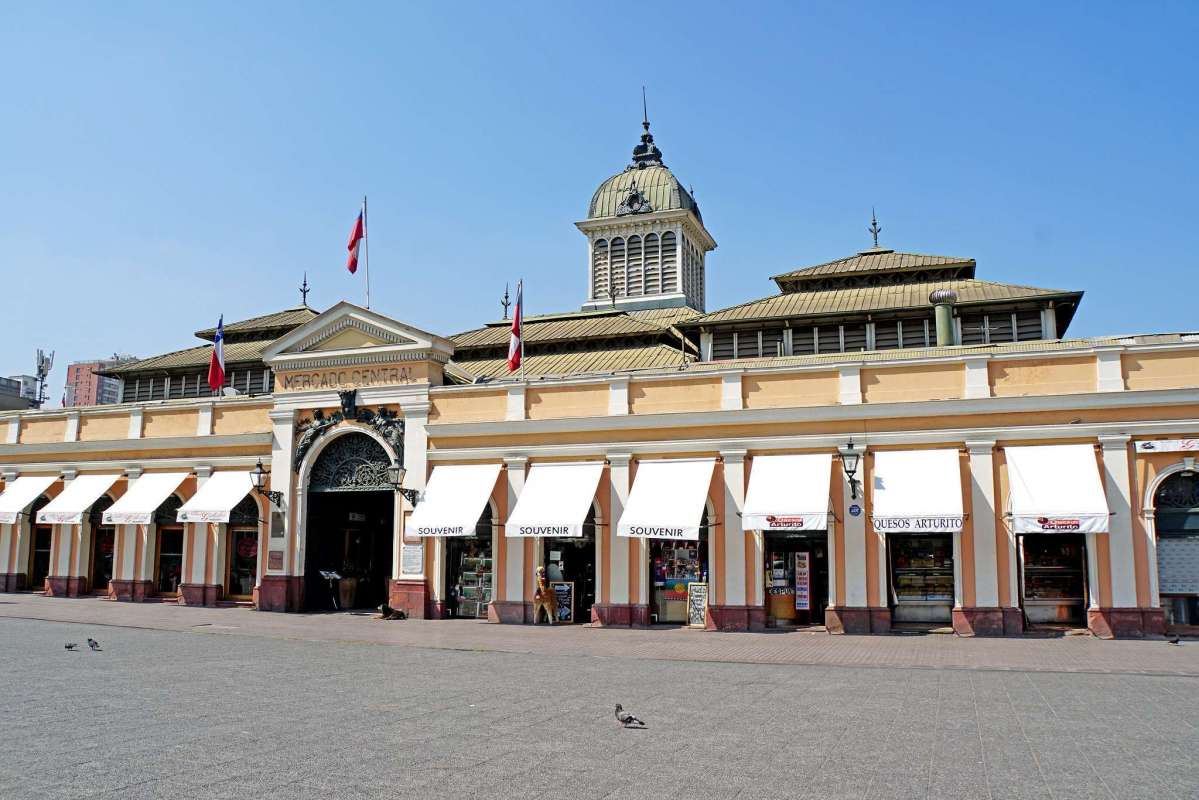Santiago central market 