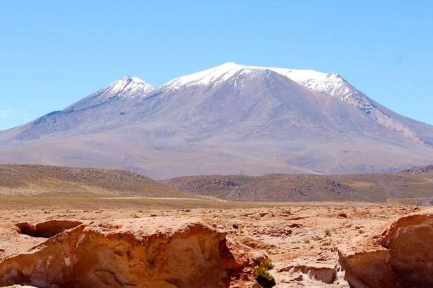Viewpoint of Ollague Volcano