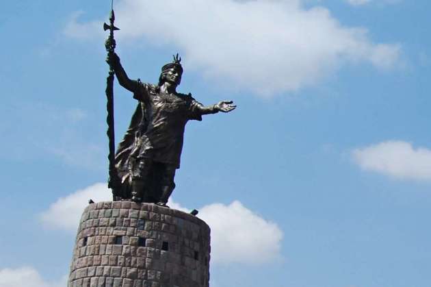 Statue of Inca Pachacuteq
