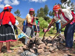 Day to share with the Patabamba Andean community.