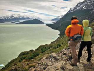 Trekking W  Jour 5  - Sector Glaciar Grey - Navigation Lago Pehoé et retour a Puerto Natales