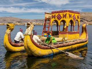 Visit of Taquile island on the Titicaca lake / Lima